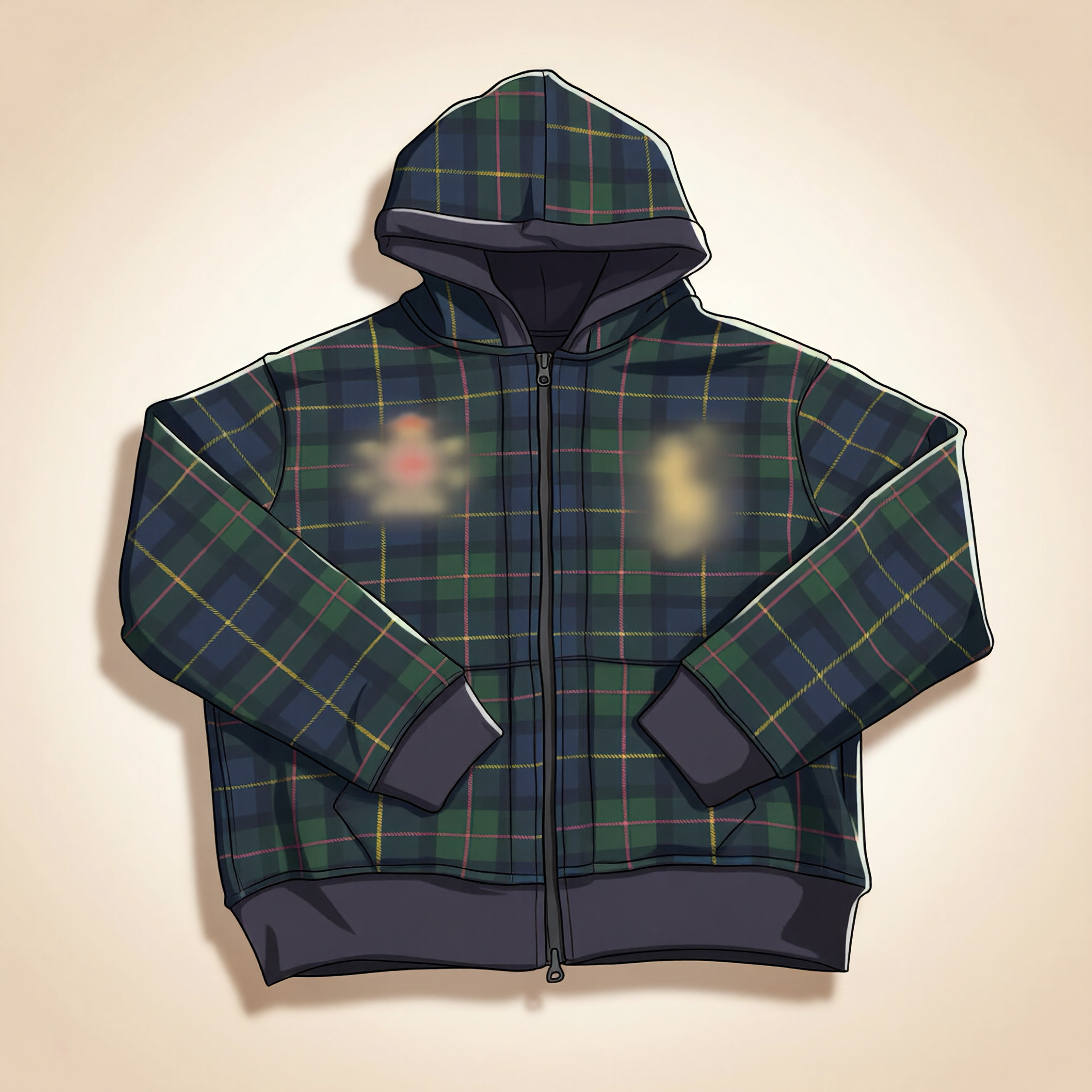 thumbnail for Bullrep Little Ma Plaid Sweatshirt