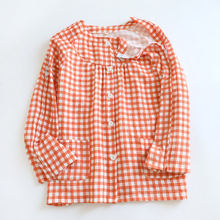 放疗专用衣服女纯棉袖子带拉链上衣棉纱病员服肩膀受伤开口病号服