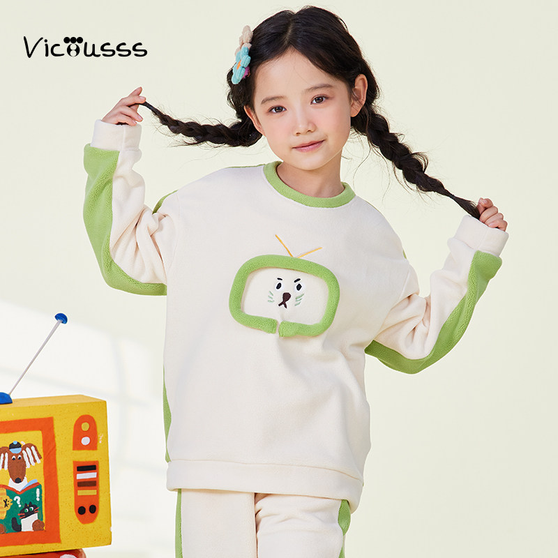 viciusss童装女童可爱卡通卫衣个性秋季新品儿童圆领拼接上衣洋气,童装/婴儿装/亲子装,卫衣/绒衫,淘宝优惠券,粉丝福利购,淘宝优惠卷
