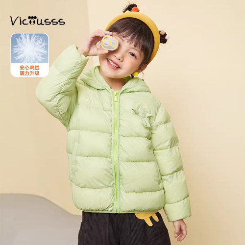 viciusss丸社女童轻薄羽绒服短款