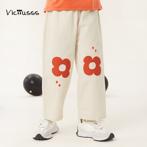 Viciusss女童休闲裤子春秋新款