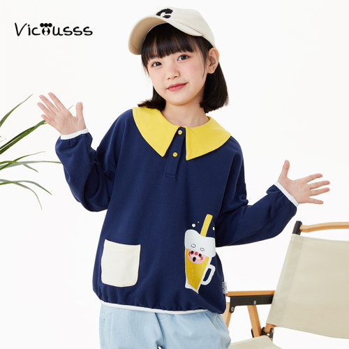 viciusss儿童卫衣女孩长袖春秋款