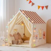 小酒窝儿童帐篷室内女孩男孩游戏屋公主城堡梦幻玩具屋宝宝礼物