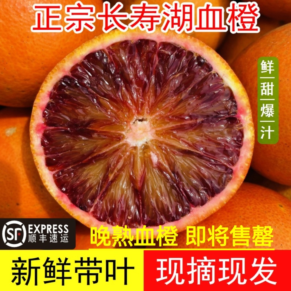 玫瑰血橙子新鲜现摘重庆长寿湖血脐塔罗科当季水果手剥红心雪四川