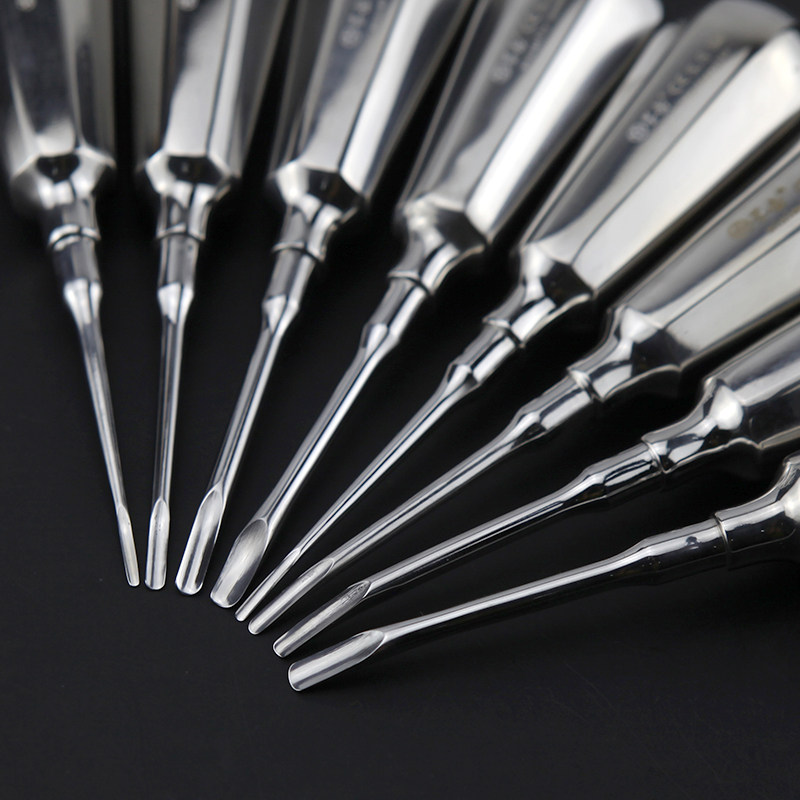 上海伟荣牙挺 口腔微创器械 不锈钢拔牙直挺弯挺t丁字挺开冠挺子