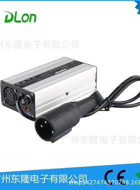 DL-300W 48V 5A 美规110V 高尔夫球车充电器美插110VAC黑色大圆头