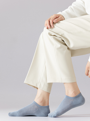 船袜夏季男女透气网眼精梳棉