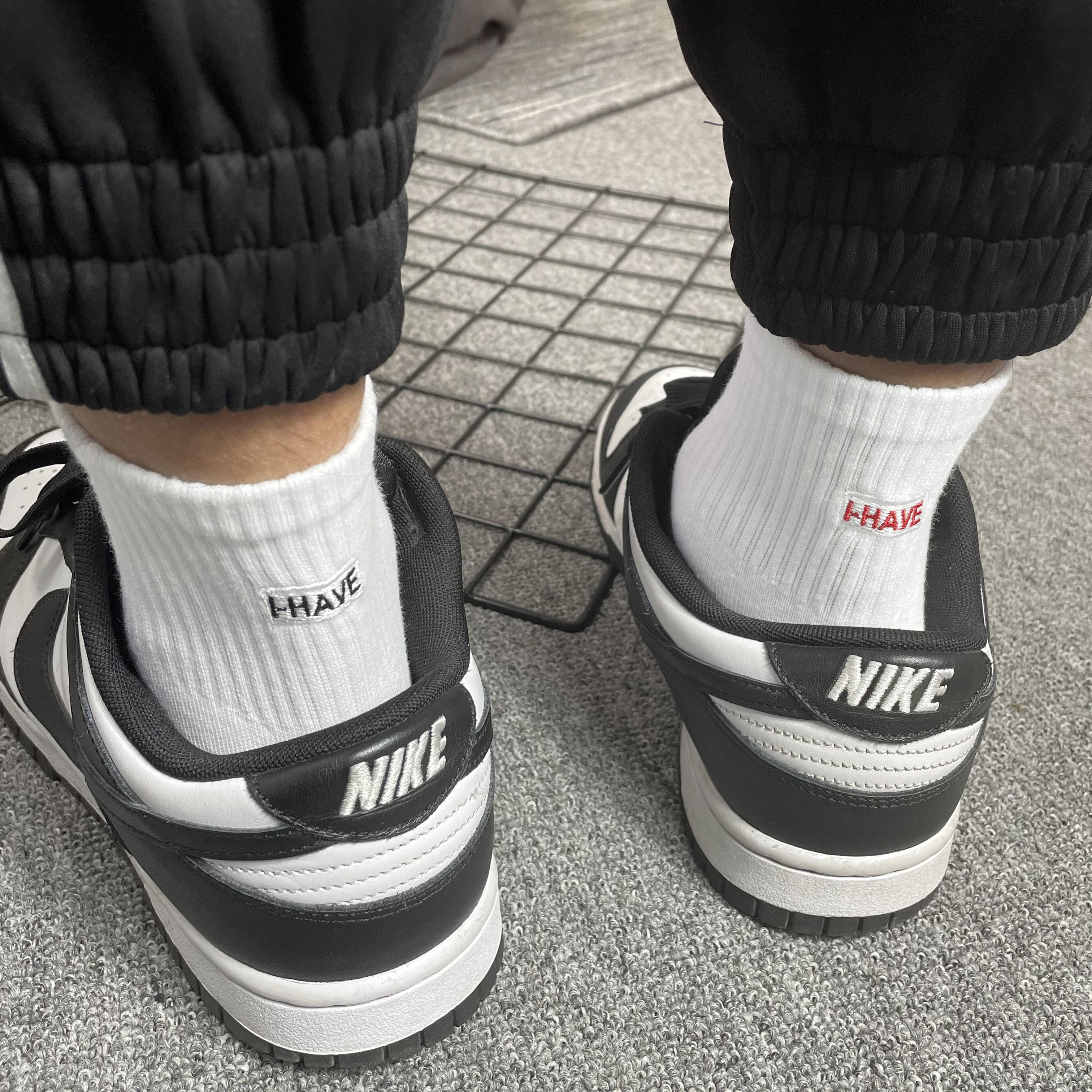 双装常规简约风ins潮流四季白袜