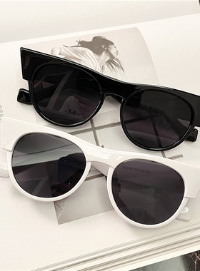 个性小框太阳镜女潮欧美时尚猫眼墨镜ins复古百搭街拍粗框眼镜