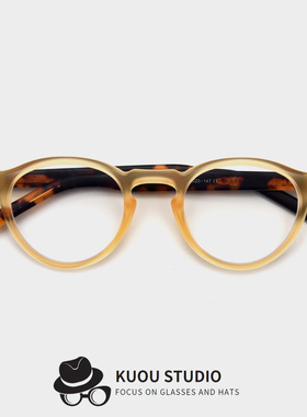 日韩复古板材脚近视眼镜框潮男女文艺个性平光镜架可配近视