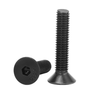 12.9级高强度沉头内六角螺丝钉平头螺栓平杯螺杆M3M4M5M6M8M10mm