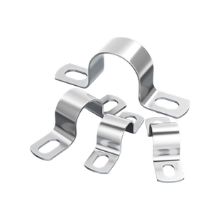 304不锈钢加厚骑马卡管卡夹支架管扣喉箍水管夹固定U型卡扣管抱箍