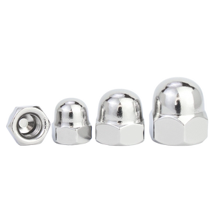 304/201/316不锈钢圆球头螺母盖型形装饰螺丝帽盖母盖帽3M4M5M6M8