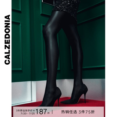 CALZEDONIA卡泽意袜女士时尚派对缎光效果连裤袜丝袜MODC2191