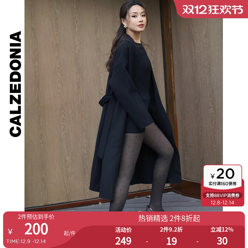 CALZEDONIA卡泽意袜秋冬女光腿神器秋冬裸感波点连裤袜MODC2129