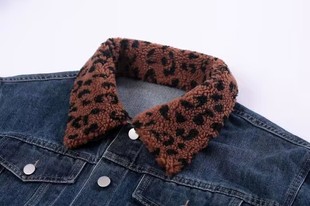 皮衣毛领单卖不掉毛衬衫领翻领假领子新款立领牛仔针织衣领护领