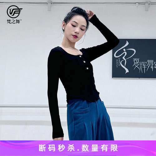 夏辉同款梵之舞舞蹈练功跳舞上衣