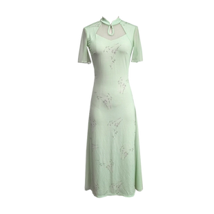 梵之舞中国风古典舞旗袍舞蹈服弹力跳舞专用小飞袖演出服2025新款