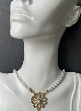 田园风时尚简约百搭金花个性吊坠