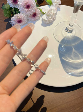 奈斯蝴蝶结锆石手链手饰品