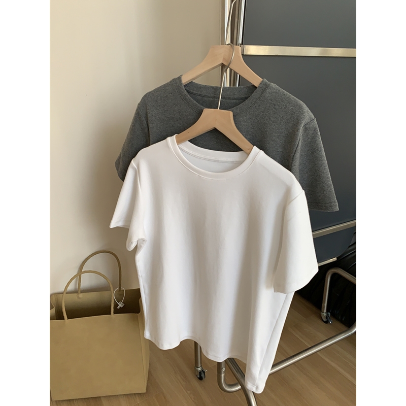 基础百搭春秋内搭bi备短袖打底衫