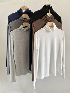 内搭高领百搭内衬打底衫 长袖 ins潮修身 韩版 上衣 t恤女秋冬2020新款