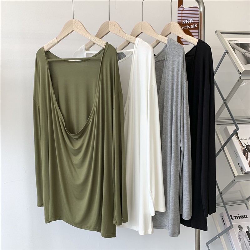 圆领舞蹈服现代舞上衣女