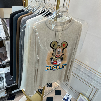 软糯圆领羊毛打底衫2025新款女士秋冬季修身爆款加绒加厚t恤内搭