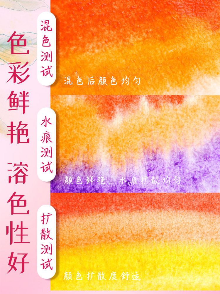 CHENGUANG SOLID PIGMENT WATERCOLOR PAINT SET OPAQUE WATERCOLOR FULL SET OF TOOLS ART SPECIAL 36 COLORS 48 BEGINNER ELEMENTARY SCHOOL STUDENTS USE CHILDRENS PAINTING GOUACHE PAINT SAFE AND NON-TOXIC WASHABLE