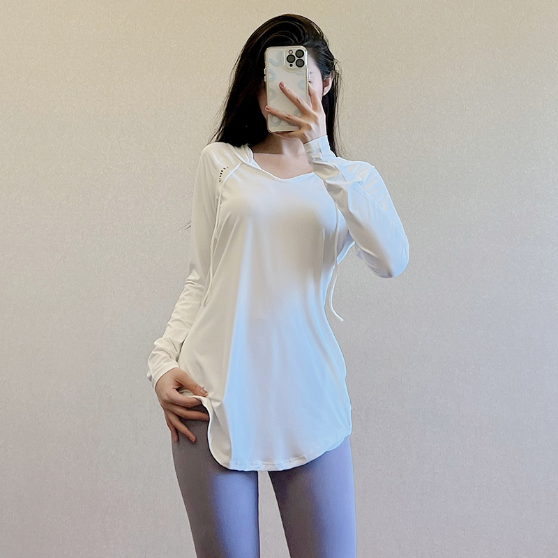 橘子摇摇长袖速干显瘦