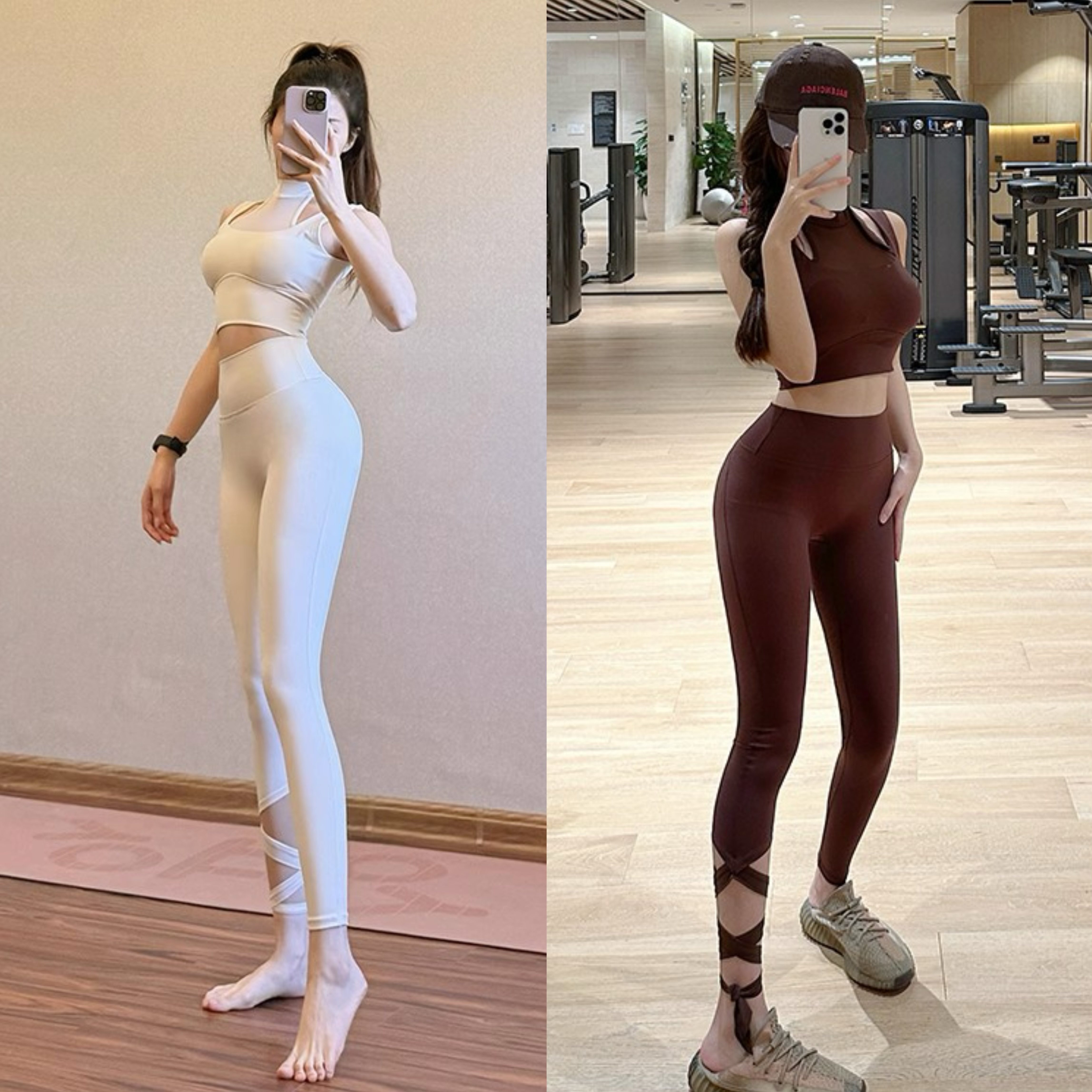 白色网纱拼接挂脖背心瑜伽美背防震运动聚拢防下垂收副乳健身上衣,运动服/休闲服装,运动背心,淘宝优惠券,粉丝福利购,淘宝优惠卷