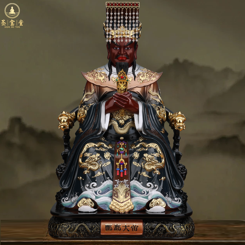 酆都大帝神像树脂摆件