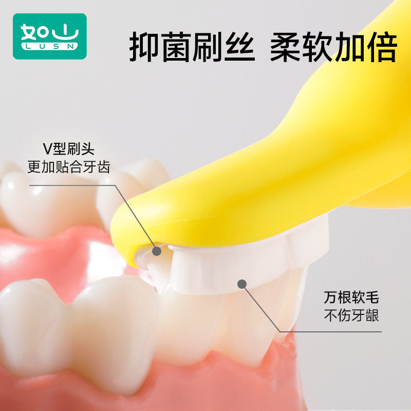 指套牙刷婴儿硅胶手0—1