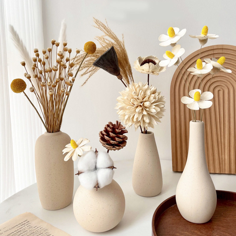 桌面迷你小花瓶假花干花