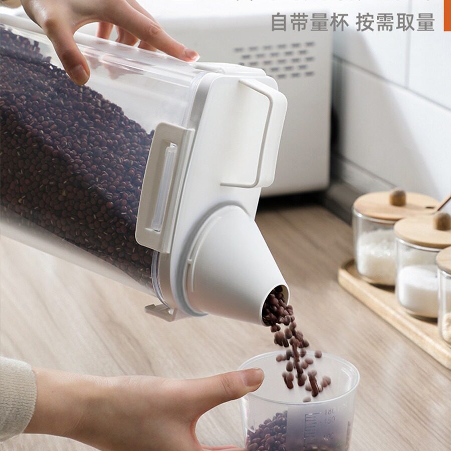 日式四扣米桶密封储粮桶