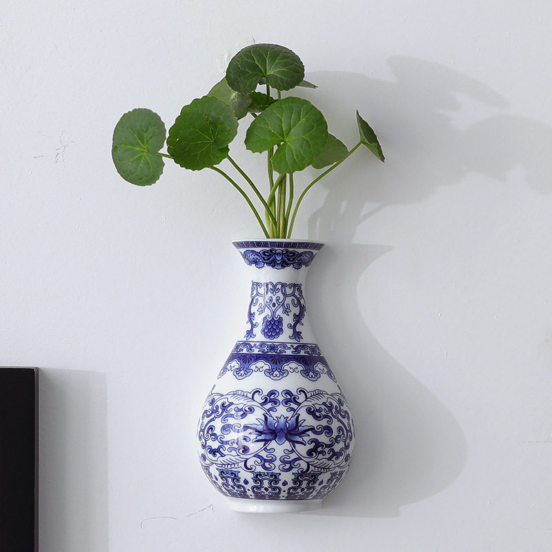 陶瓷器花瓶仿古青插富贵