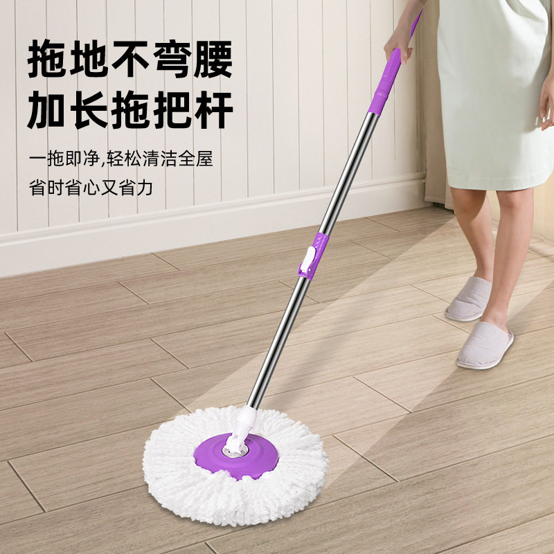 家用旋转拖把带桶懒人神