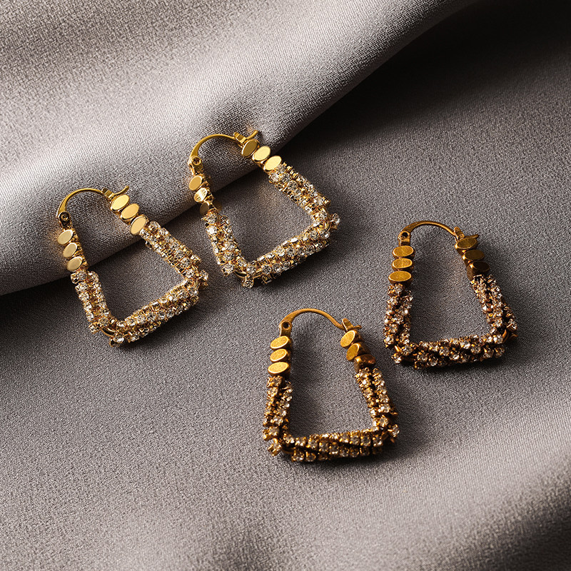 【新品八折】 法式高级感2025新款时尚气质百搭原创耳环女