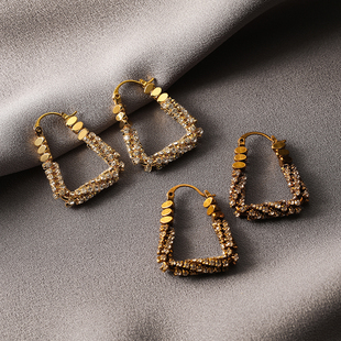 新品 时尚 八折 高级感2025新款 气质百搭原创耳环女 法式