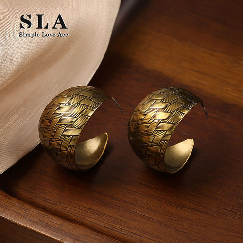 轻度欧美银针女复古金