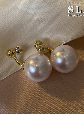 Simple Love Acc私家  法式小众925银针  设计珍珠款  耳环女