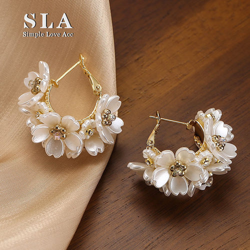 轻度法式银针女式耳环