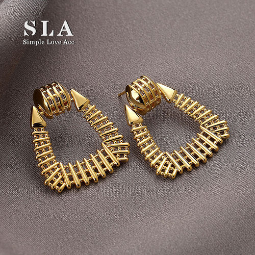 轻度欧美银针女式耳环