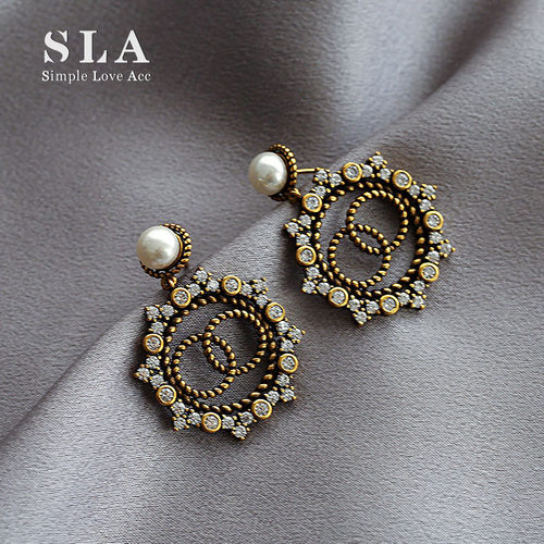 asl私家圆满复古高级感潮品耳环