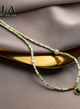 Simple Love Acc私家  设计师高级感珍珠锆石百搭个性气质项链女