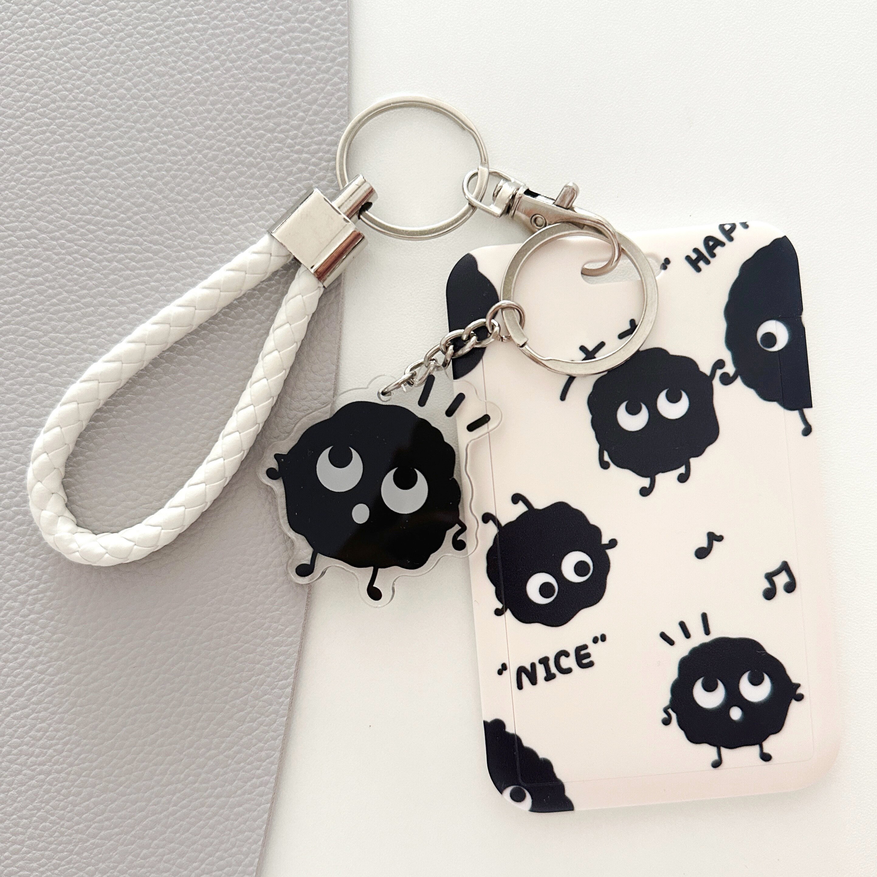 黑煤球公交卡套饭卡厂牌保护套