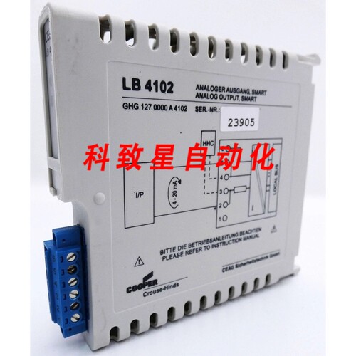 工业配件CEAG LB 4102 GHG 127 0000 A 4102 模拟输出