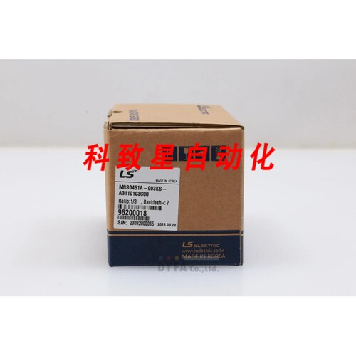 工业配件LS NIB MSS0451A-003KS-A3110103C08 1:3 100W 伺服 RED-