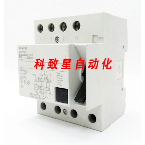 工业配件5SM3 746-4 63A 400VAC FI断路器