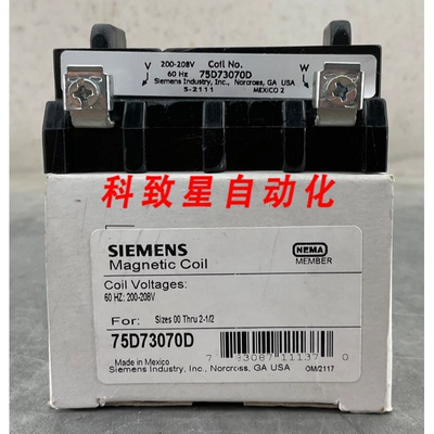 工业配件75D73070D线圈200-280V线圈DIMENSION 00.2-1/2